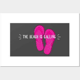 The Beach is Calling Beach Decor T-Shirt Posters and Art